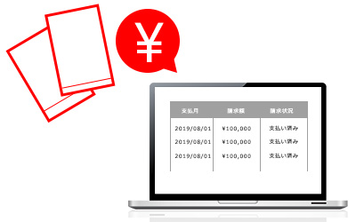 参加料支払い管理機能